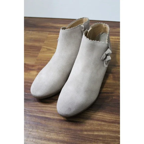 Jack Rogers Light Tan Beige Booties Size 8 - Picture 6 of 10